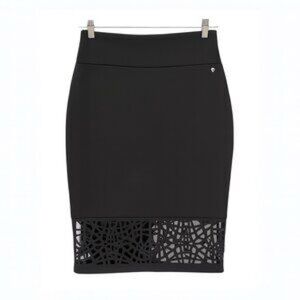 Thalia Sodi Elegant Black Pencil Skirt